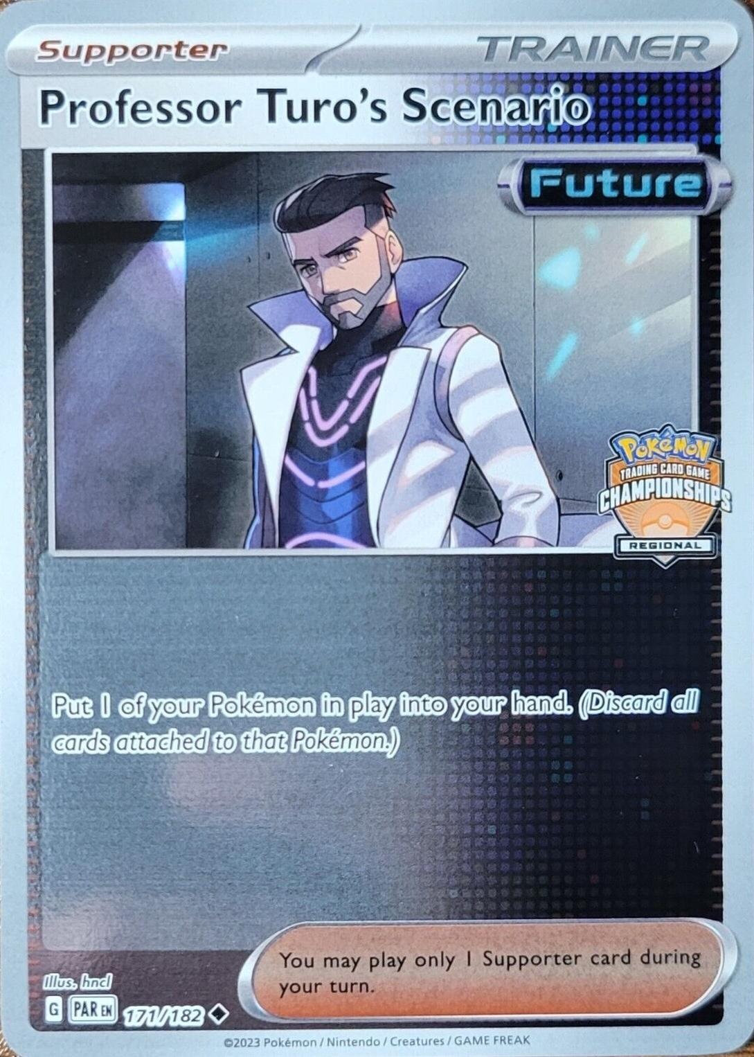 Paradox Rift Professor Turo's Scenario [Regional-Championships] Pokémon card